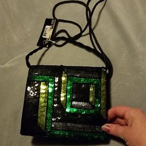 Poison Ivy sequins purse